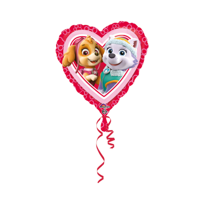 Balónek fóliový Tlapková patrola srdce