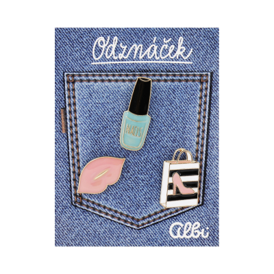 Odznáček - Pusa Albi Albi