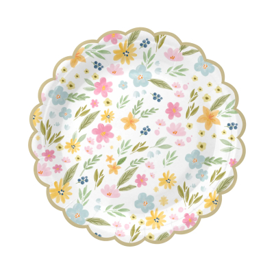 Talíře Jarní květiny  6 ks Albi Albi