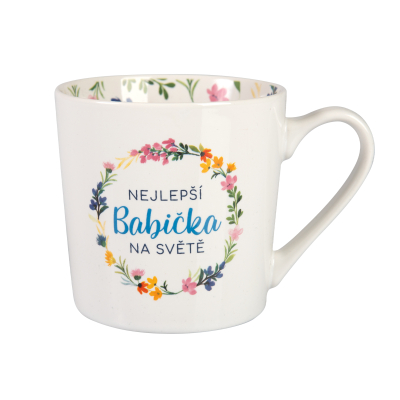 Hrnek s potiskem - Babička Albi Albi