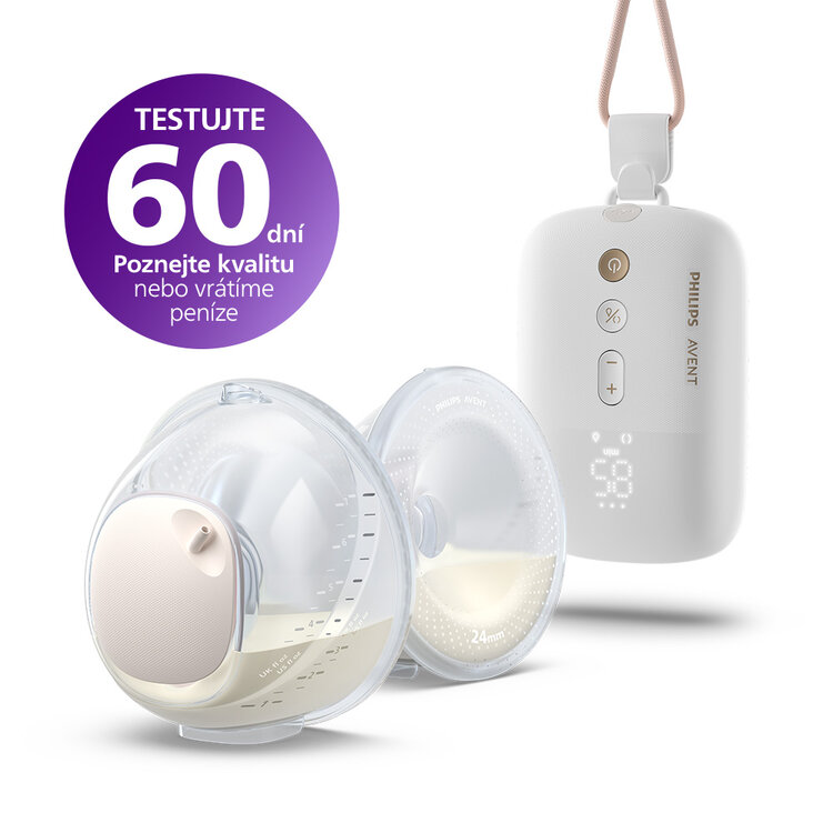 Philips AVENT Odsávačka mateřského mléka elektrická Hands-Free DUO Premium Plus SCF532/11 Philips Avent