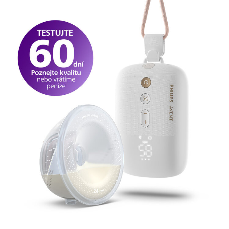 Philips AVENT Odsávačka mateřského mléka elektrická Hands-Free Premium Plus SCF531/11 Philips Avent