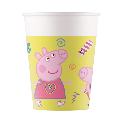 Kelímky Prasátko Peppa 8 ks