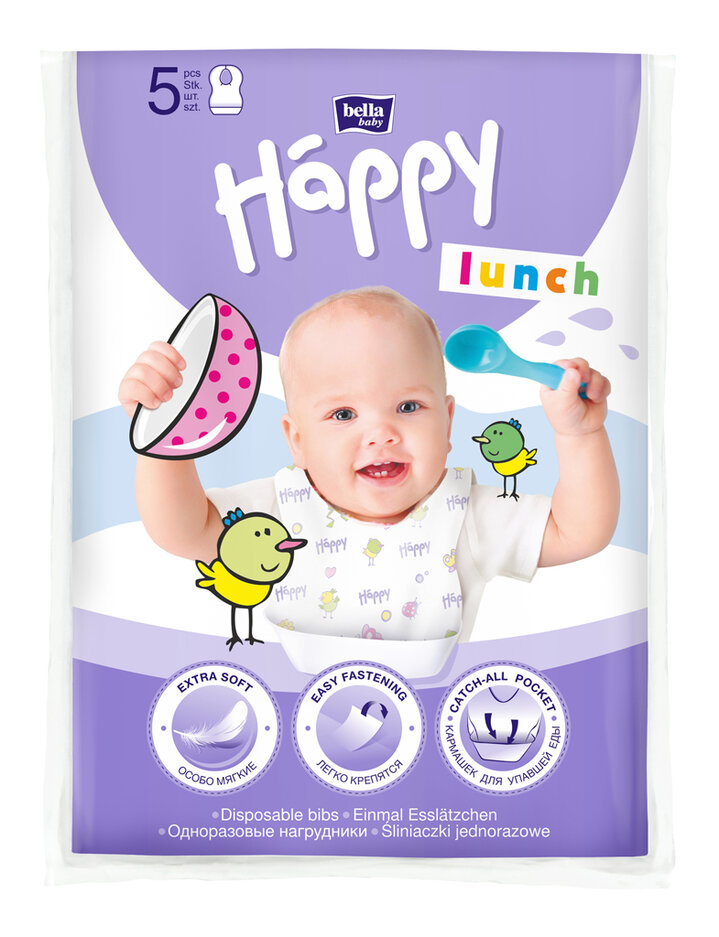 BELLA HAPPY Bryndáček jednorázový (5 ks) Bella Baby Happy