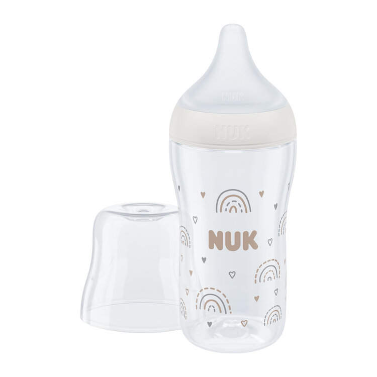 NUK Láhev kojenecká skleněná s kontrolou teploty Perfect Match 230 ml Nuk