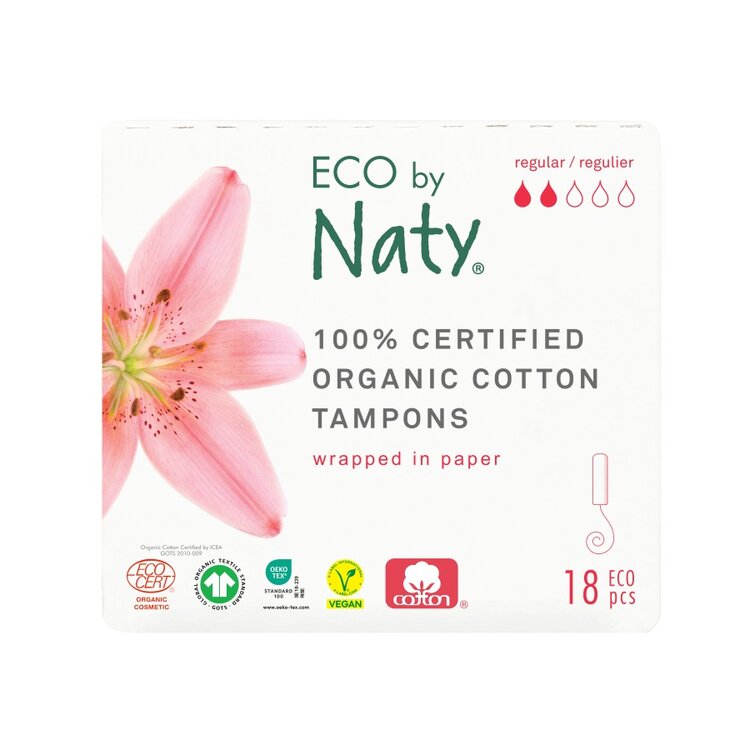 ECO BY NATY Tampóny dámské regular