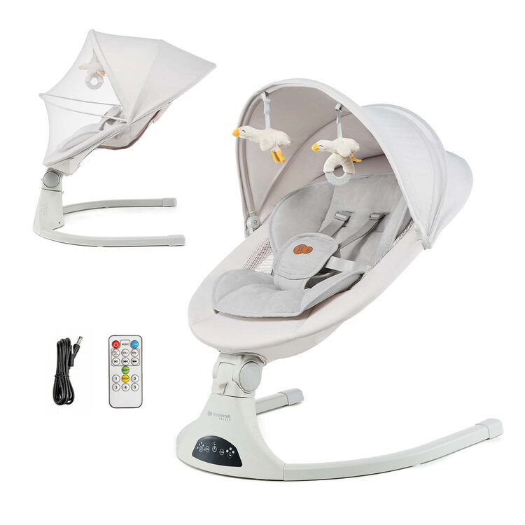 KINDERKRAFT SELECT Lehátko houpací 2v1 Tulsy Beige