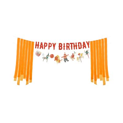 Banner Happy Birthday Cirkus Albi Albi