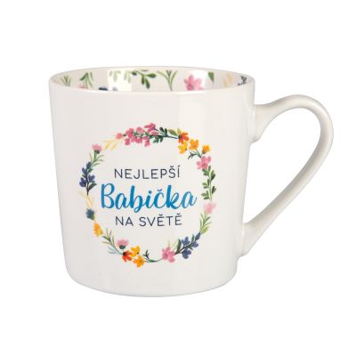 Hrnek s potiskem - Babička Albi Albi