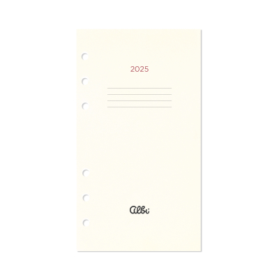 Náplň do plánovacího diáře na rok 2025 Albi Albi