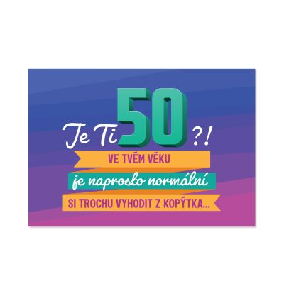 Přání s efekty - 50 Albi Albi