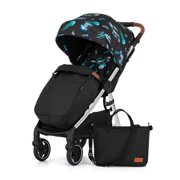 PETITE&MARS Kočárek sportovní Royal3 Silver Limited100 Jellyfish Petite&Mars