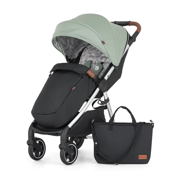 PETITE&MARS Kočárek sportovní Royal3 Silver Iron Green Petite&Mars