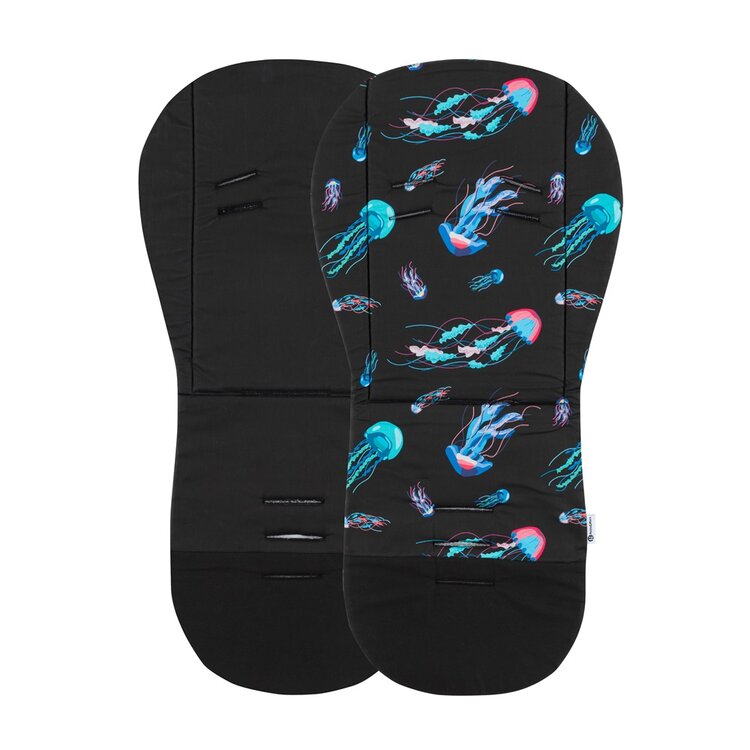 PETITE&MARS Vložka do kočárku Foamy Limited 100 Jellyfish Petite&Mars