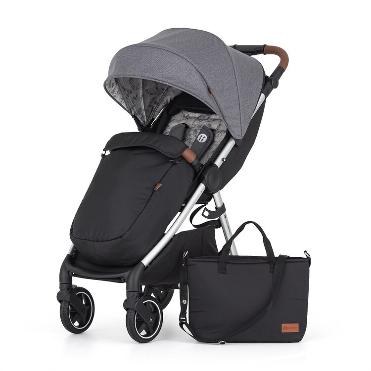 PETITE&MARS Kočárek sportovní Royal3 Silver Ultimate Grey Petite&Mars