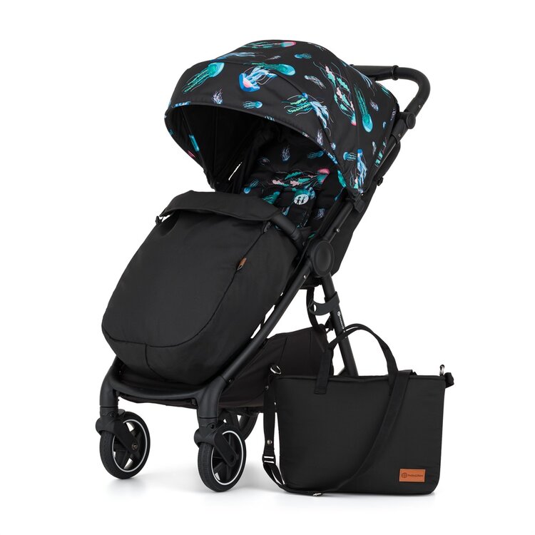 PETITE&MARS Kočárek sportovní Royal3 Black Limited100 Jellyfish Petite&Mars