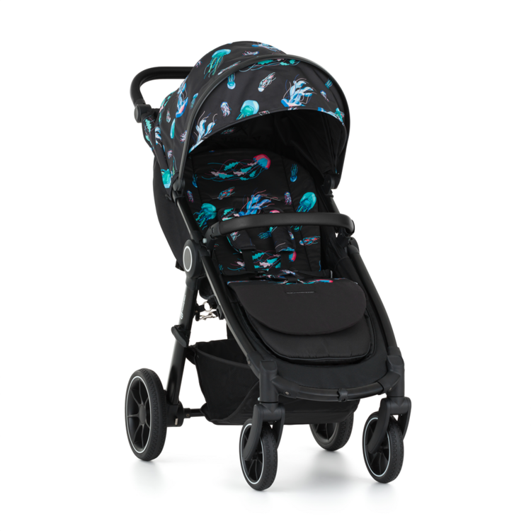PETITE&MARS Kočárek sportovní Street2 RWS Black Limited 100 Jellyfish Complete Petite&Mars
