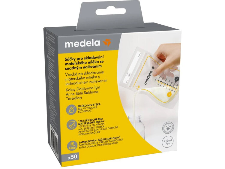 MEDELA Sáčky na skladování mateřského mléka Easy Pour - 50ks Medela