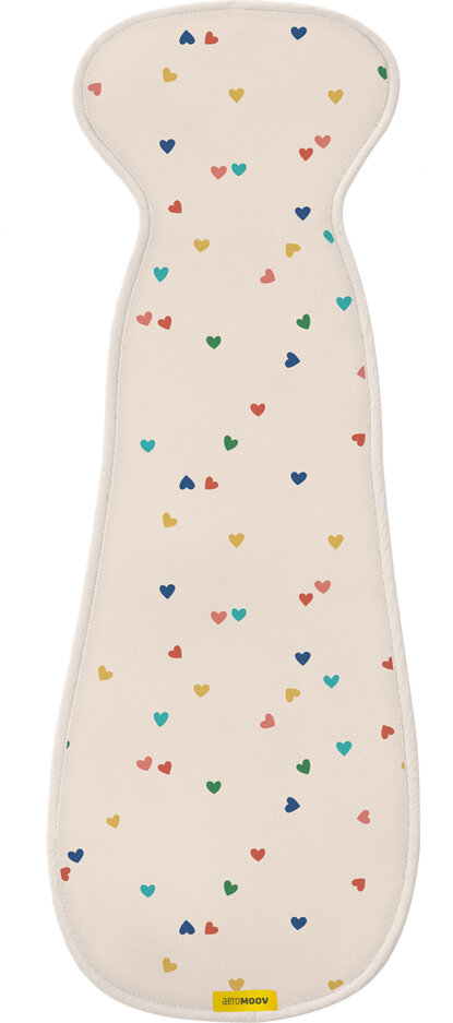 AEROMOOV Vložka do autosedačky Confetti Hearts 15-36kg Limited AeroMoov