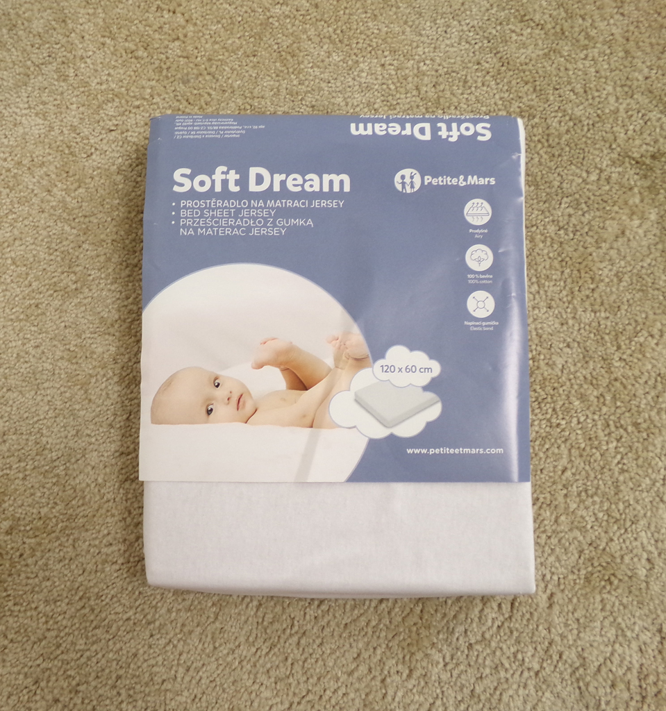 PETITE&MARS Napínací prostěradlo Soft Dream 120x60 White Petite&Mars