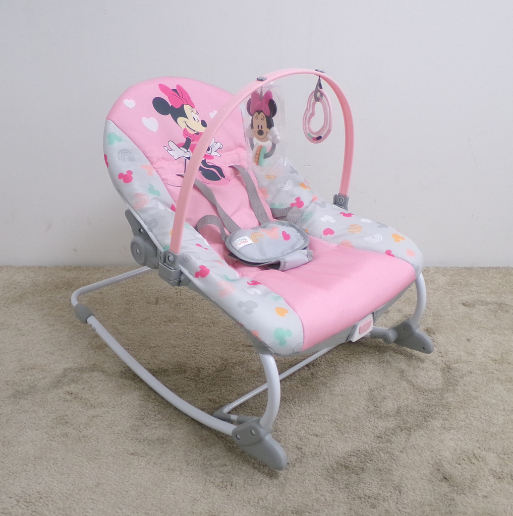 DISNEY BABY Houpátko vibrující Minnie MOuse Forever Besties™ 0m+ do 18 kg Disney Baby
