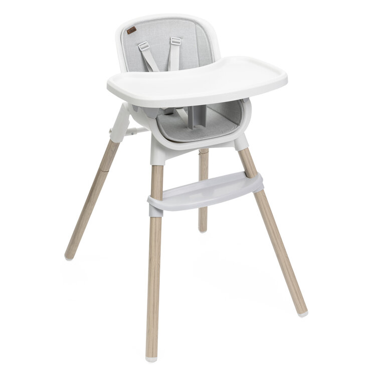 CHICCO Židlička jídelní Zest Plus - Wooden Grey Chicco