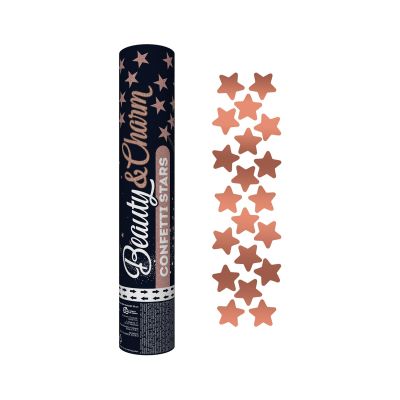 Konfety vystřelovací hvězdy rose gold 30 cm Albi Albi