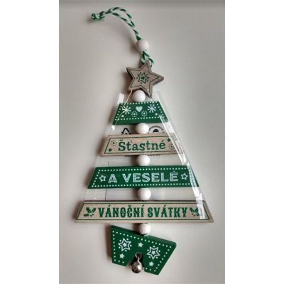 Vánoční ozdoba - Šťastné a veselé Albi Albi