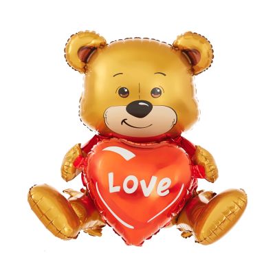 Balónek fóliový DIY Medvídek se srdcem Love Albi Albi