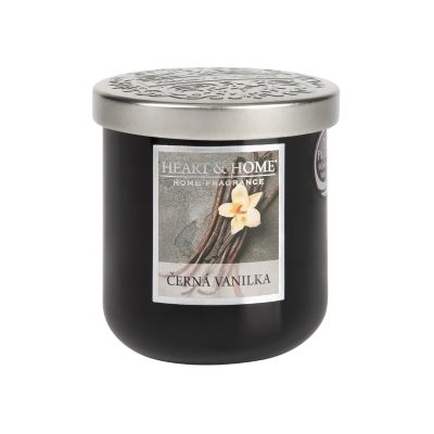 Střední svíčka - Černá vanilka