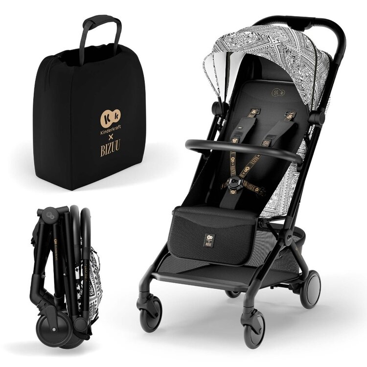 KINDERKRAFT Kočárek sportovní Pilot 2 Lunar Black Bizuu Kinderkraft