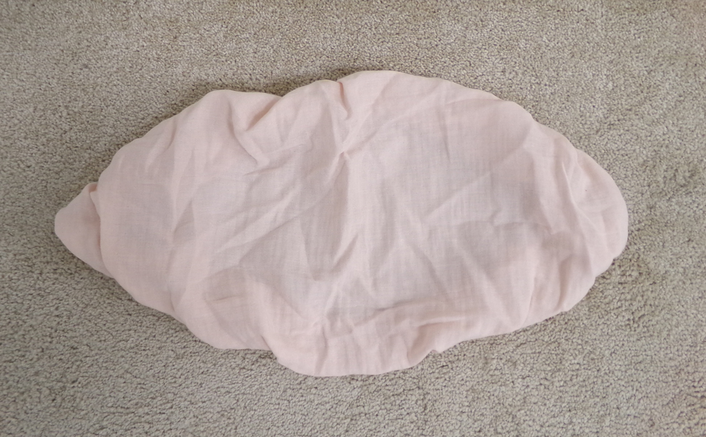 EKO Prostěradlo mušelinové s gumičkou Powder Rose 40x80 cm Eko