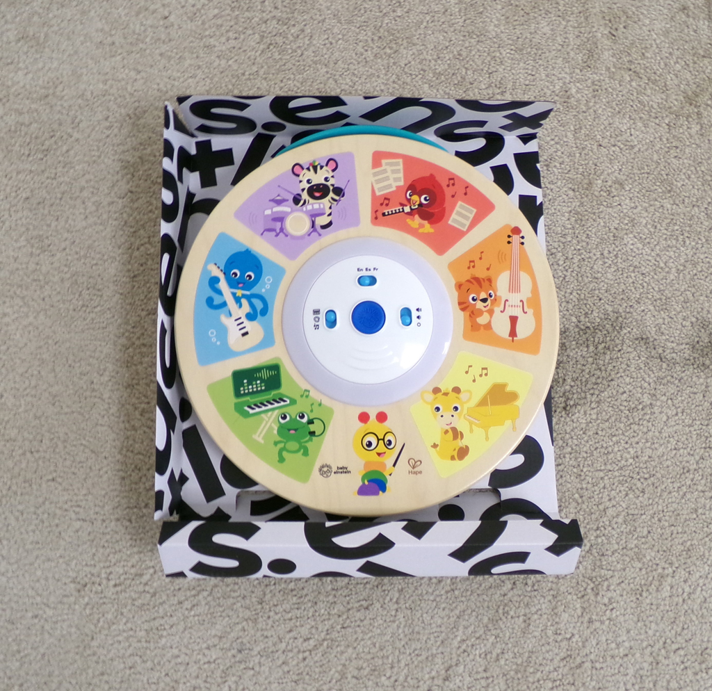 BABY EINSTEIN Hračka dřevěná multihudební Cal's Smart Sounds Symphony™ Magic Touch™ HAPE 6m+ Baby Einstein