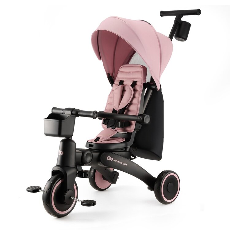 KINDERKRAFT Dětská tříkolka Jazz 2 Pink Kinderkraft
