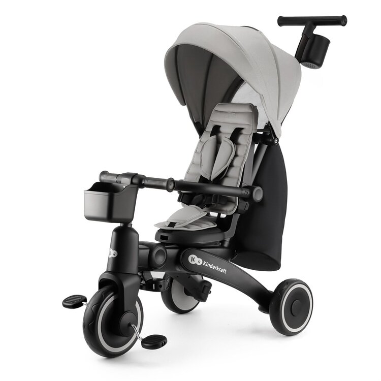 KINDERKRAFT Dětská tříkolka Jazz 2 Grey Kinderkraft