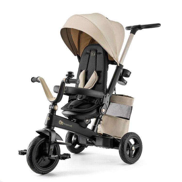 KINDERKRAFT Dětská tříkolka Easytwist Beige Kinderkraft