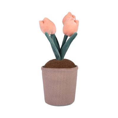 Maxi plyšová květina - Růžové tulipány Albi Albi