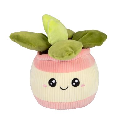 Velká plyšová květina - Růžový květináč Albi Albi