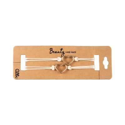 Náramky - Dvě zlatá srdce Albi Albi