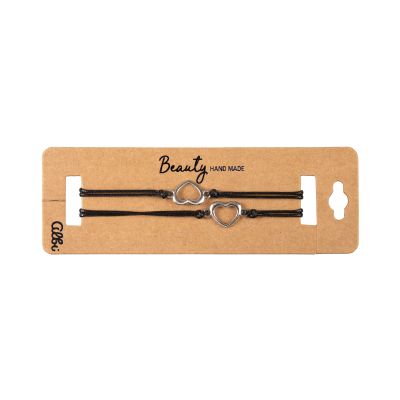 Náramky - Dvě stříbrná srdce Albi Albi