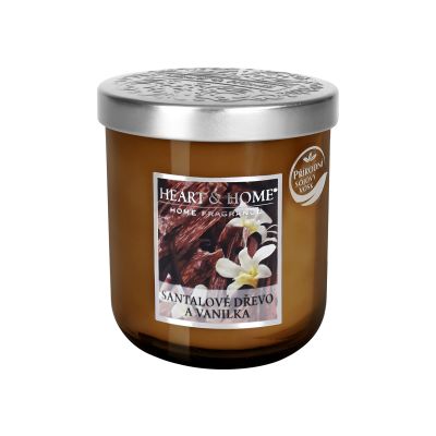 Střední svíčka - Santalové dřevo a vanilka
