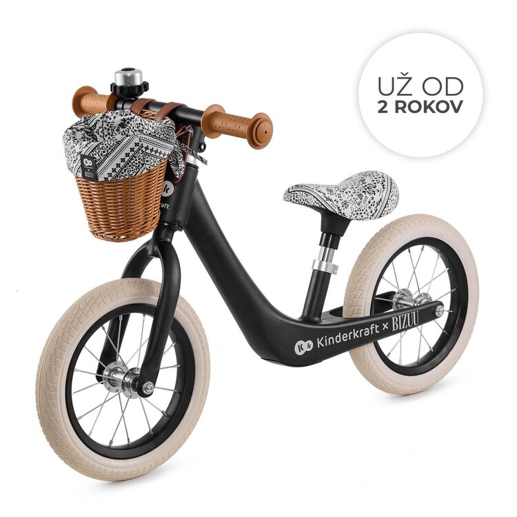 KINDERKRAFT Odrážedlo Rapid 2 Lunar Black Bizuu Kinderkraft