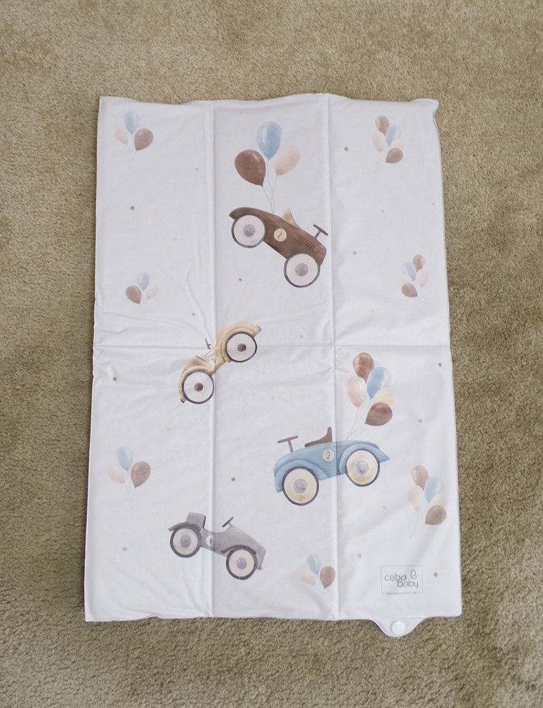CEBA Podložka přebalovací cestovní (40x60) Retro Cars Ceba