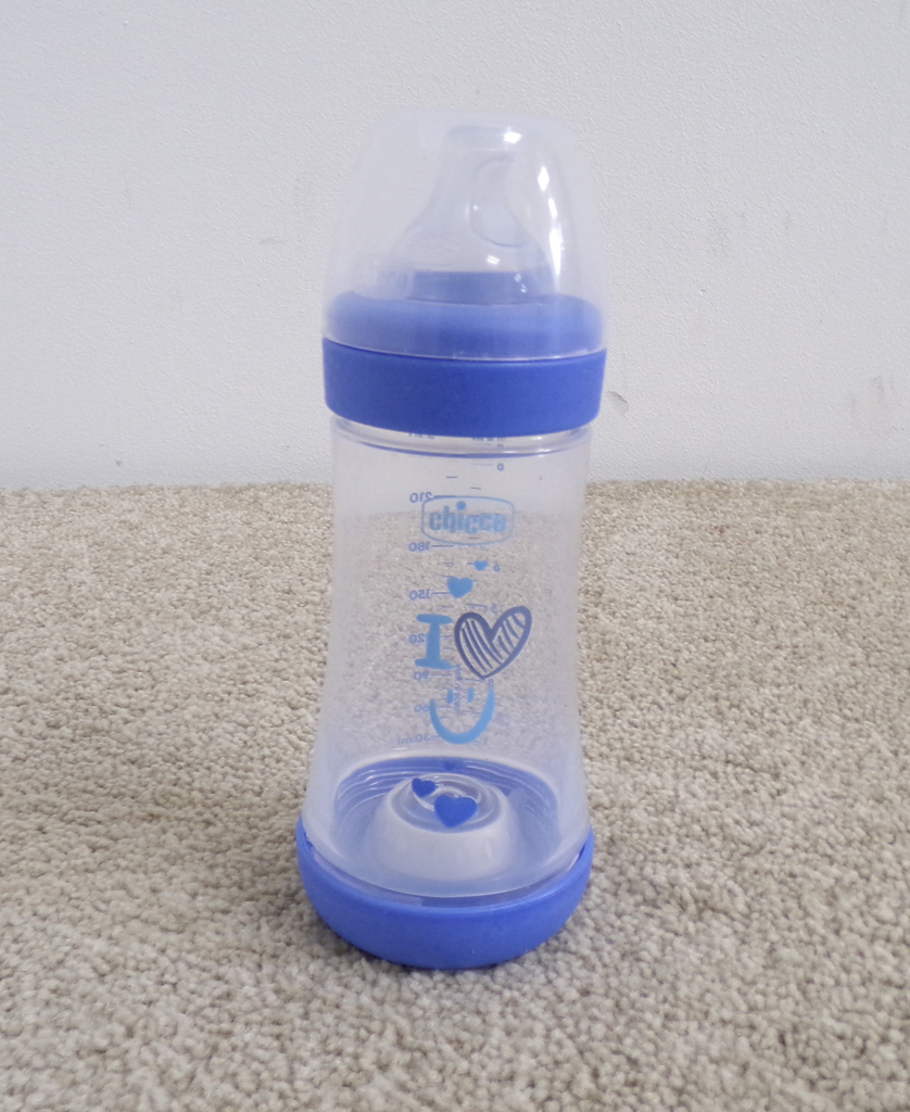 CHICCO Lahev kojenecká Perfect5 silikon 240ml kluk Chicco
