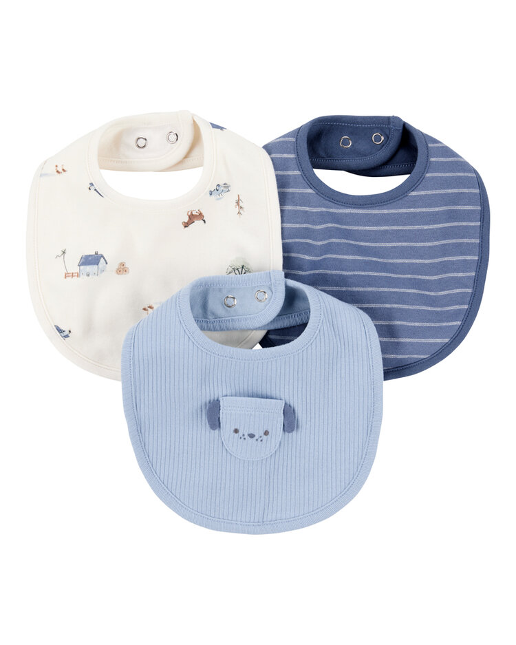 CARTER'S Bryndák Blue kluk MFL 3ks Carter´s