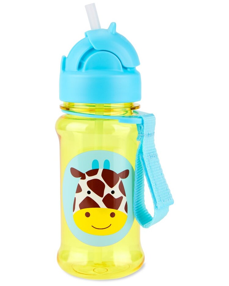 SKIP HOP Zoo tritan Láhev s brčkem 355ml Žirafa 12m+ Skip Hop