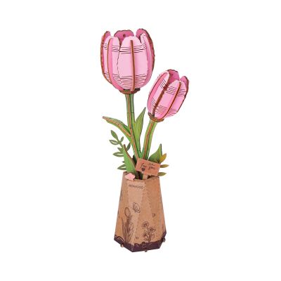 Dřevěná květina - Tulipán Robotime Robotime