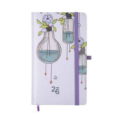 Kapesní diář - Lahvičky s kytkou Albi Albi
