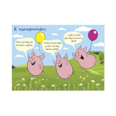 Hrací přání - Čuníci Albi Albi