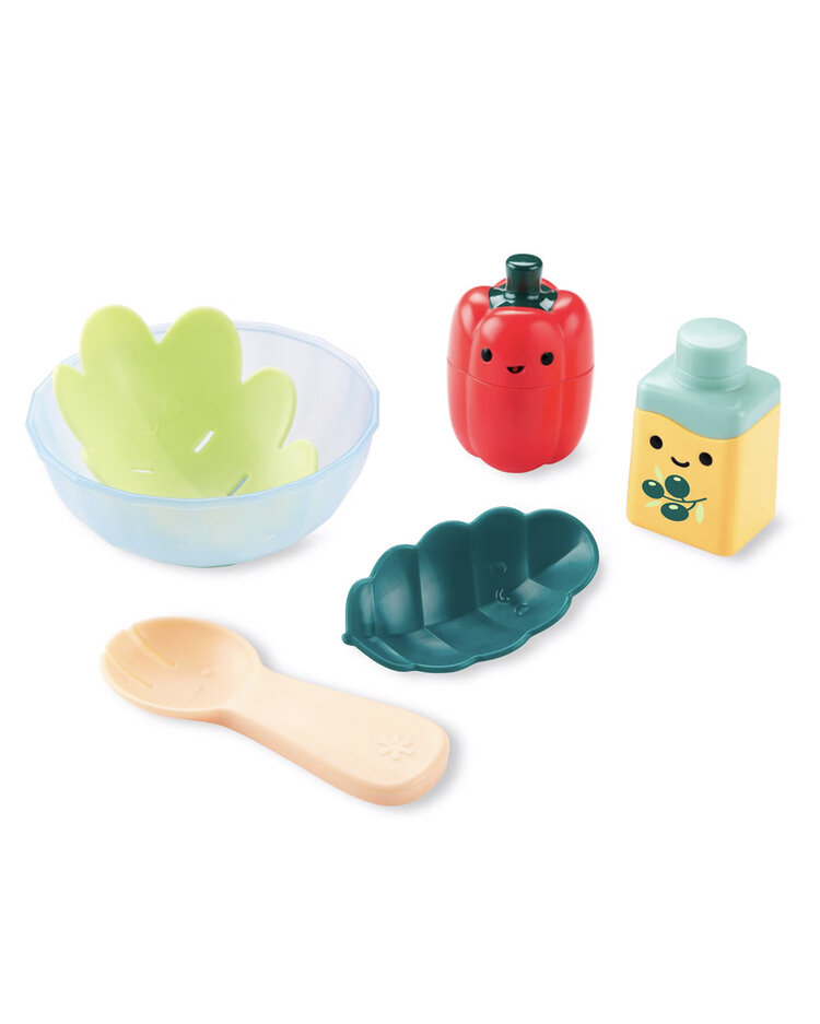SKIP HOP Sada do vany Tub to table café 12m+ - Zábavný salát Skip Hop